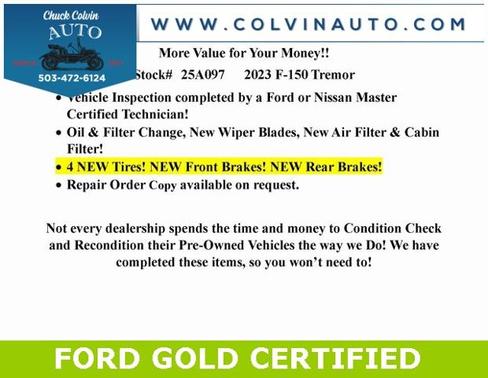 2023 Ford F-150 TREMOR