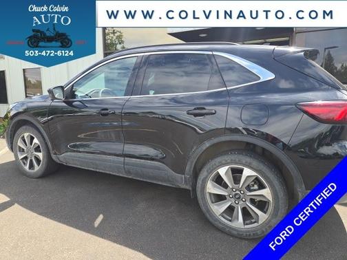 AGATE BLACK METALLIC 2025 Ford Escape PLATINUM