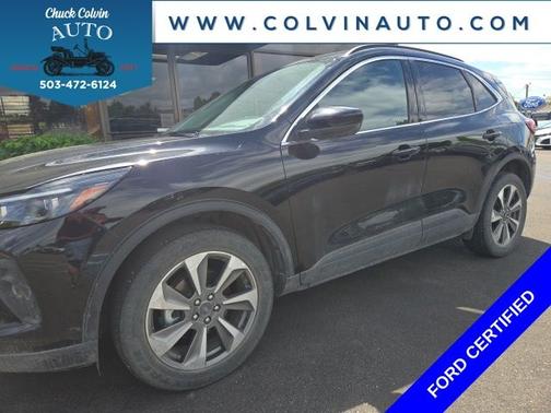 AGATE BLACK METALLIC 2025 Ford Escape PLATINUM