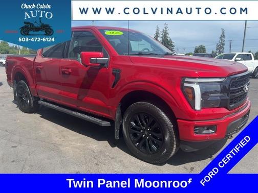 RAPID RED MET TINTED CC 2025 Ford F-150 LARIAT