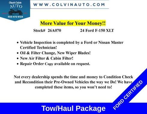 OXFORD WHITE 2024 Ford F-150 XLT