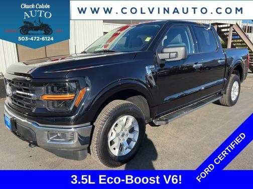 AGATE BLACK METALLIC 2025 Ford F-150 XLT