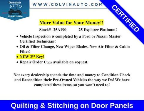 2025 Ford Explorer PLATINUM