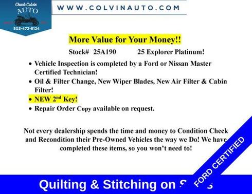 2025 Ford Explorer PLATINUM