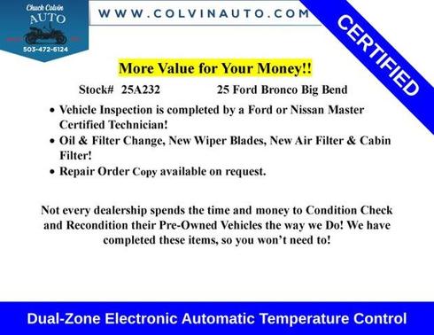 2025 Ford Bronco BIG BEND