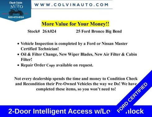 2025 Ford Bronco BIG BEND