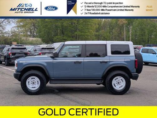 AZURE GRAY MET TRI-COAT 2025 Ford Bronco HERITAGE EDITION