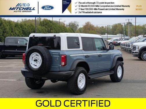 AZURE GRAY MET TRI-COAT 2025 Ford Bronco HERITAGE EDITION