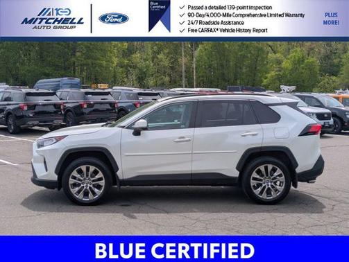 Blizzard Pearl 2021 Toyota RAV4 XLE PREMIUM