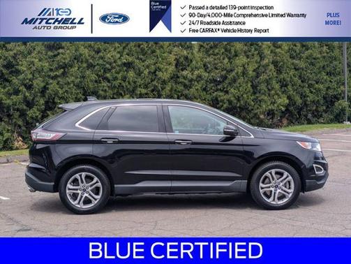 SHADOW BLACK 2018 Ford Edge TITANIUM