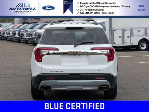 Summit White 2020 GMC Acadia SLE