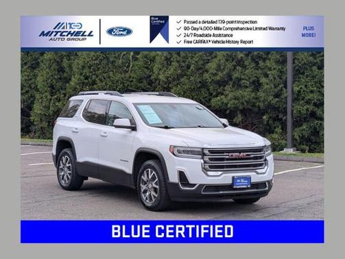 Summit White 2020 GMC Acadia SLE