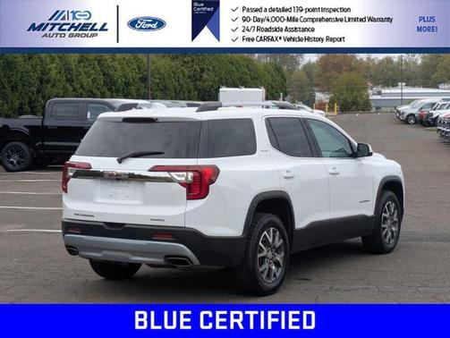 Summit White 2020 GMC Acadia SLE