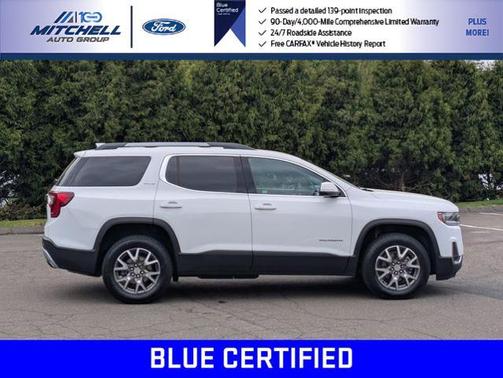 Summit White 2020 GMC Acadia SLE