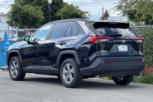 Midnight Black Metallic 2025 Toyota RAV4 Hybrid SE