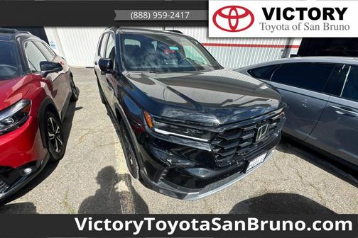 Black Metallic 2025 Honda Pilot TrailSport