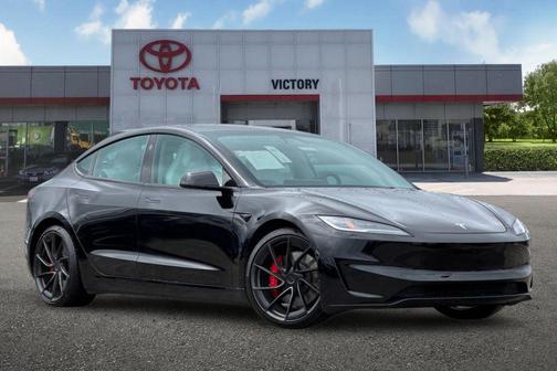 Solid Black 2024 Tesla Model 3 Performance