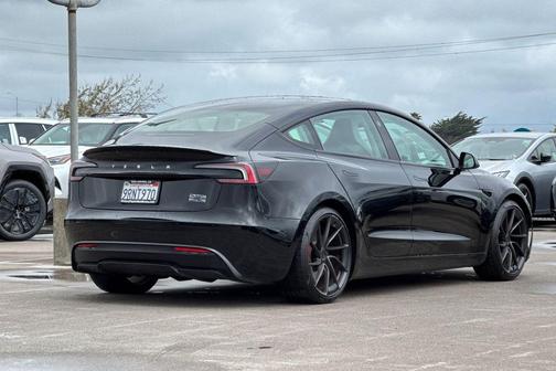 Solid Black 2024 Tesla Model 3 Performance