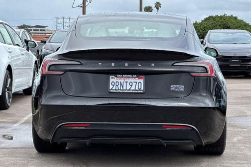 Solid Black 2024 Tesla Model 3 Performance