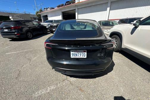 Solid Black 2024 Tesla Model 3 Performance