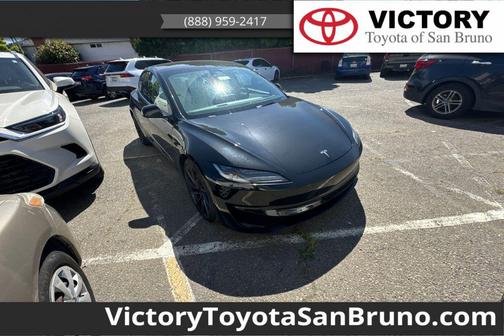 Solid Black 2024 Tesla Model 3 Performance