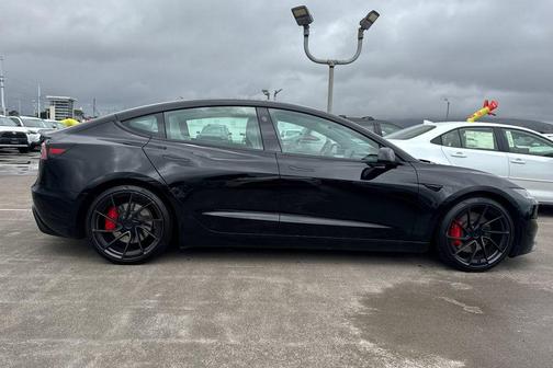 Solid Black 2024 Tesla Model 3 Performance