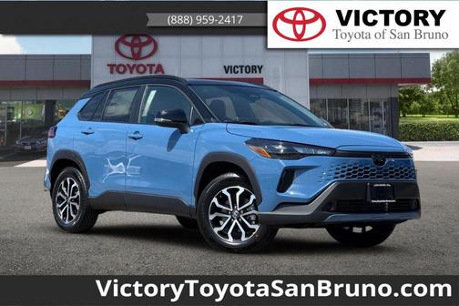 Cavalry Blue/Jet Black 2026 Toyota Corolla Hybrid SE
