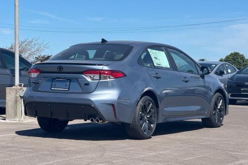 Celestite/Midnight Black Metallic 2026 Toyota Corolla SE