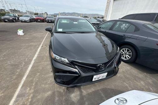 Midnight Black Metallic 2023 Toyota Camry SE