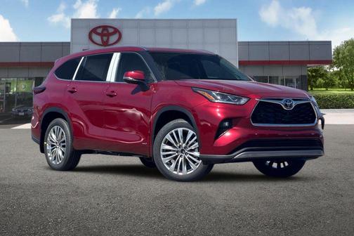 Ruby Flare Pearl 2026 Toyota Highlander Hybrid Platinum