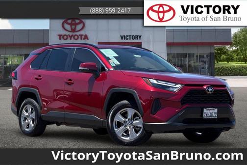 Ruby Flare Pearl 2025 Toyota RAV4 Hybrid XLE