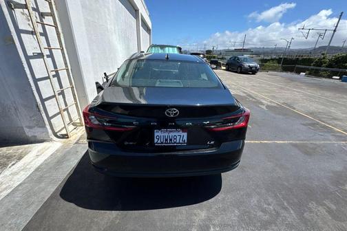 Midnight Black Metallic 2025 Toyota Camry LE