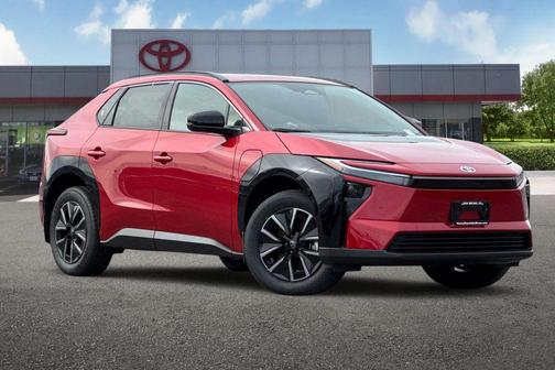 Supersonic Red 2026 Toyota bZ XLE Plus