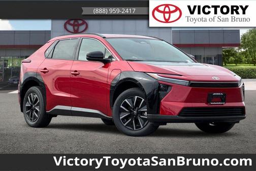 Supersonic Red 2026 Toyota bZ XLE Plus