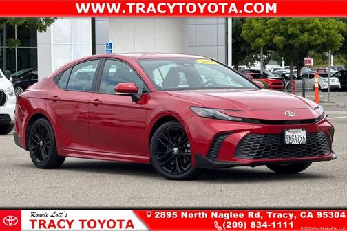 Red 2025 Toyota Camry SE