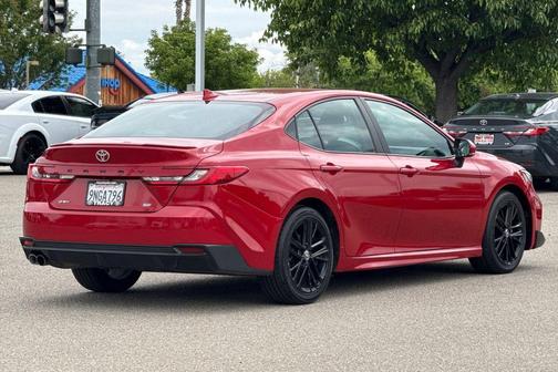Red 2025 Toyota Camry SE
