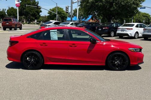 Rallye Red 2025 Honda Civic Sport