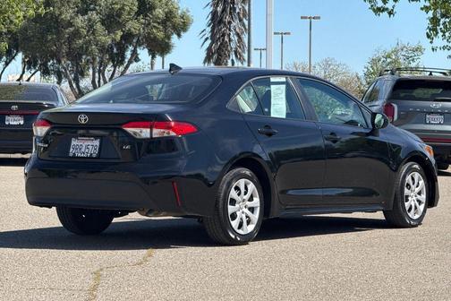 Midnight Black Metallic 2025 Toyota Corolla LE