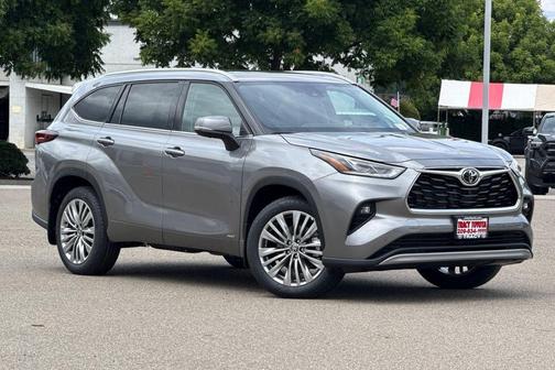 Gray 2026 Toyota Highlander Hybrid Platinum