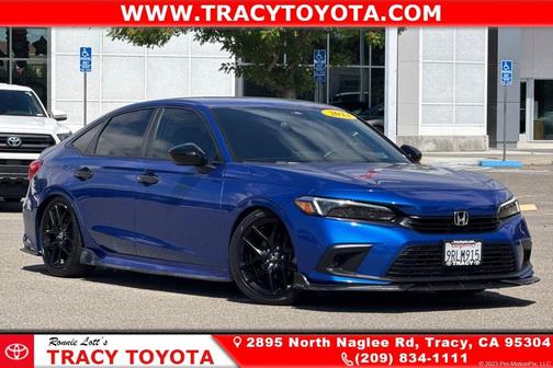 Boost Blue Pearl 2023 Honda Civic Sport