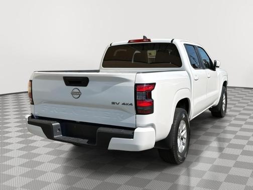 Glacier White 2024 Nissan Frontier SV