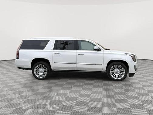 Crystal White Tri-Coat 2020 Cadillac Escalade ESV Platinum
