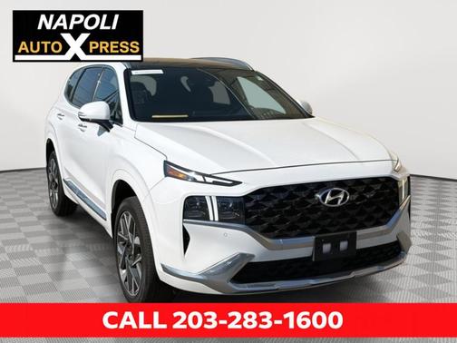 Serenity White Pearl 2023 Hyundai SANTA FE Calligraphy