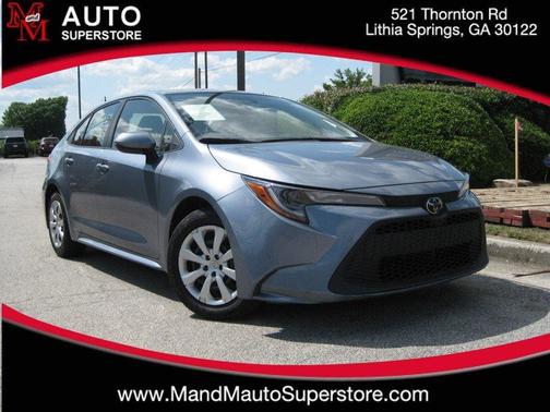 Blue 2020 Toyota Corolla LE