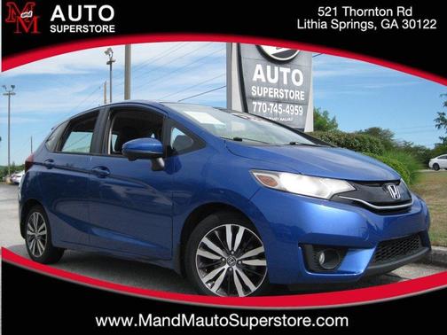 Blue 2016 Honda Fit EX