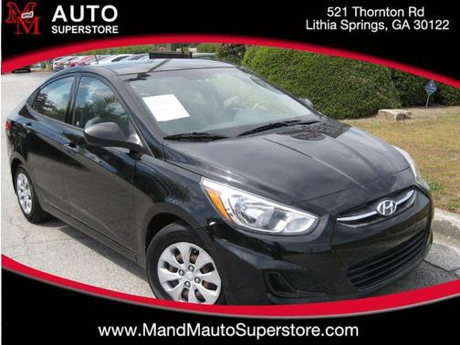 Ultra Black 2016 Hyundai Accent SE