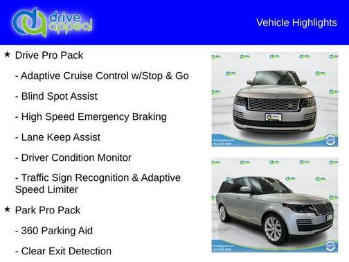 2019 Land Rover Range Rover 3.0L V6 Supercharged HSE