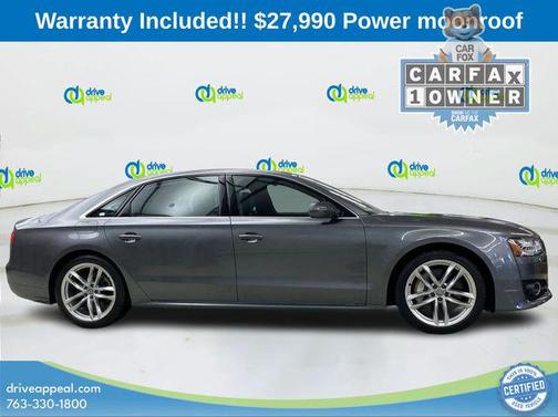 Monsoon Gray Metallic 2017 Audi A8 L 4.0T Sport