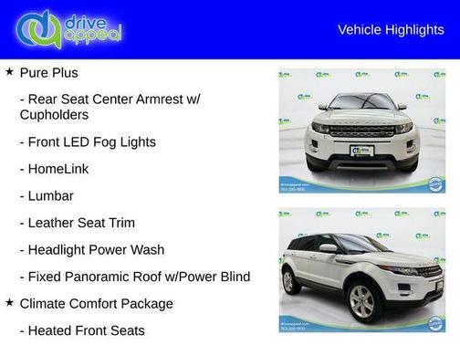 2013 Land Rover Range Rover Evoque Pure Plus