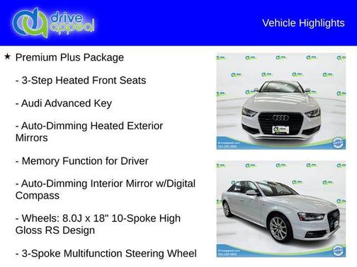 2015 Audi A4 2.0T Premium Plus